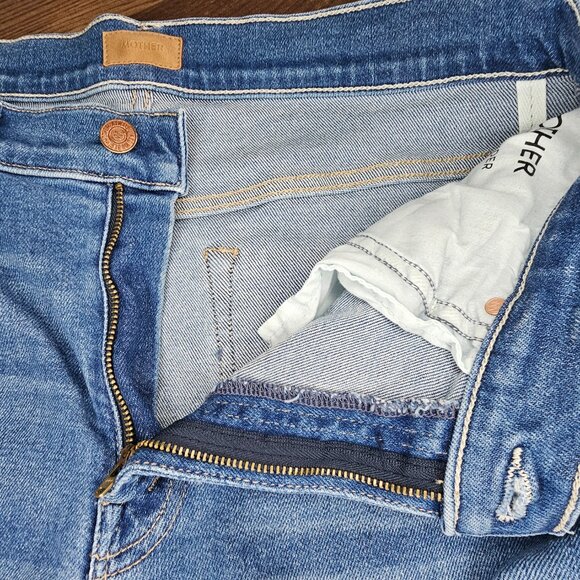 Mother The Weekender Layover Medium Wash Mid Rise Flare Bootcut Jean 30 - Picture 7 of 14